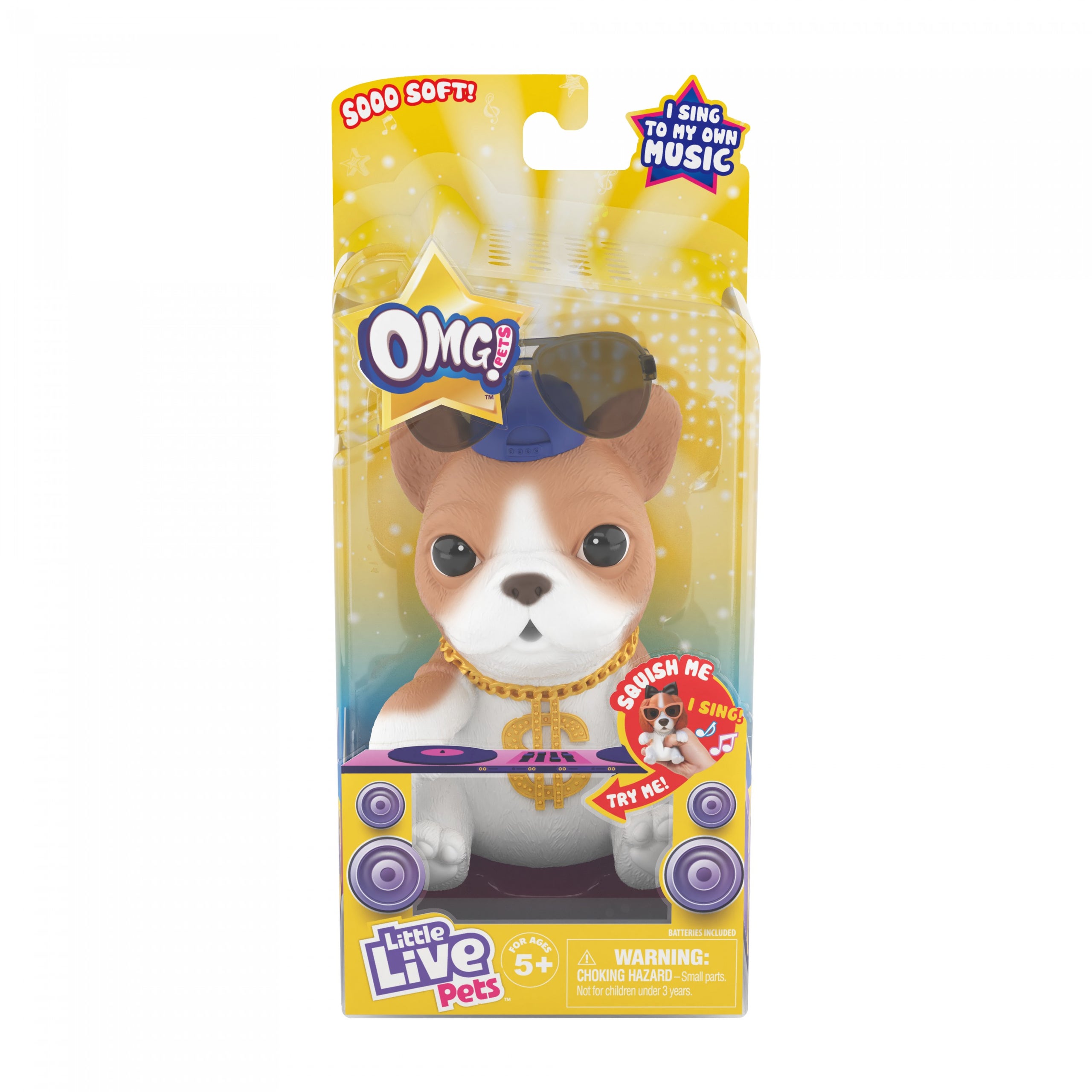 Little Live Pets Have Talents Rapper Pug With Black Shades Imperial Castle Toy Shop LLC